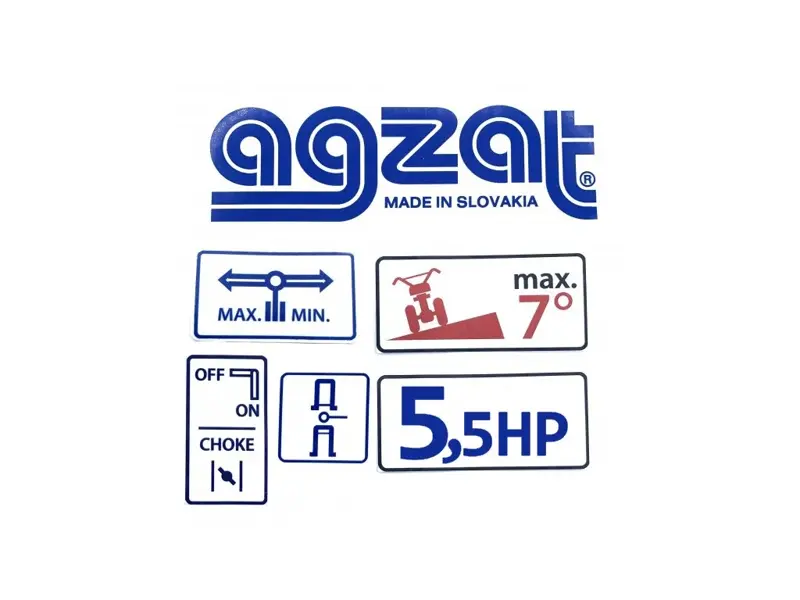 Sada nálepiek AGZAT