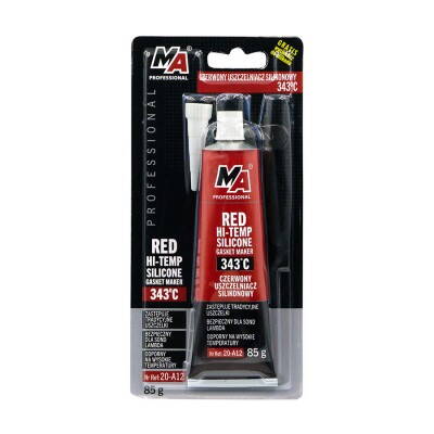 Silikónový tmel HI-Temp červený 85g